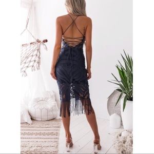 Gorgeous lace midi Khaleesi Dress